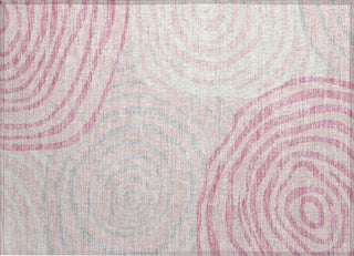 Piper Looms Chantille Swirls ACN765 Pink Machine Washable Area Rug Scatter Main Image