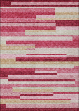 Piper Looms Chantille Stripes ACN766 Blush Machine Washable Area Rug main image