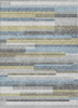 Piper Looms Chantille Stripes ACN766 Gray Machine Washable Area Rug main image
