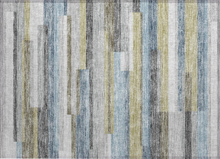 Piper Looms Chantille Stripes ACN766 Gray Machine Washable Area Rug Scatter Main Image