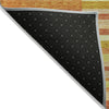 Piper Looms Chantille Stripes ACN766 Orange Machine Washable Area Rug Backing Image