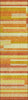 Piper Looms Chantille Stripes ACN766 Orange Machine Washable Area Rug Runner Main Image