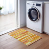 Piper Looms Chantille Stripes ACN766 Orange Machine Washable Area Rug Scatter Lifestyle Image Feature