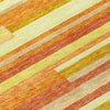 Piper Looms Chantille Stripes ACN766 Orange Machine Washable Area Rug Swatch Image