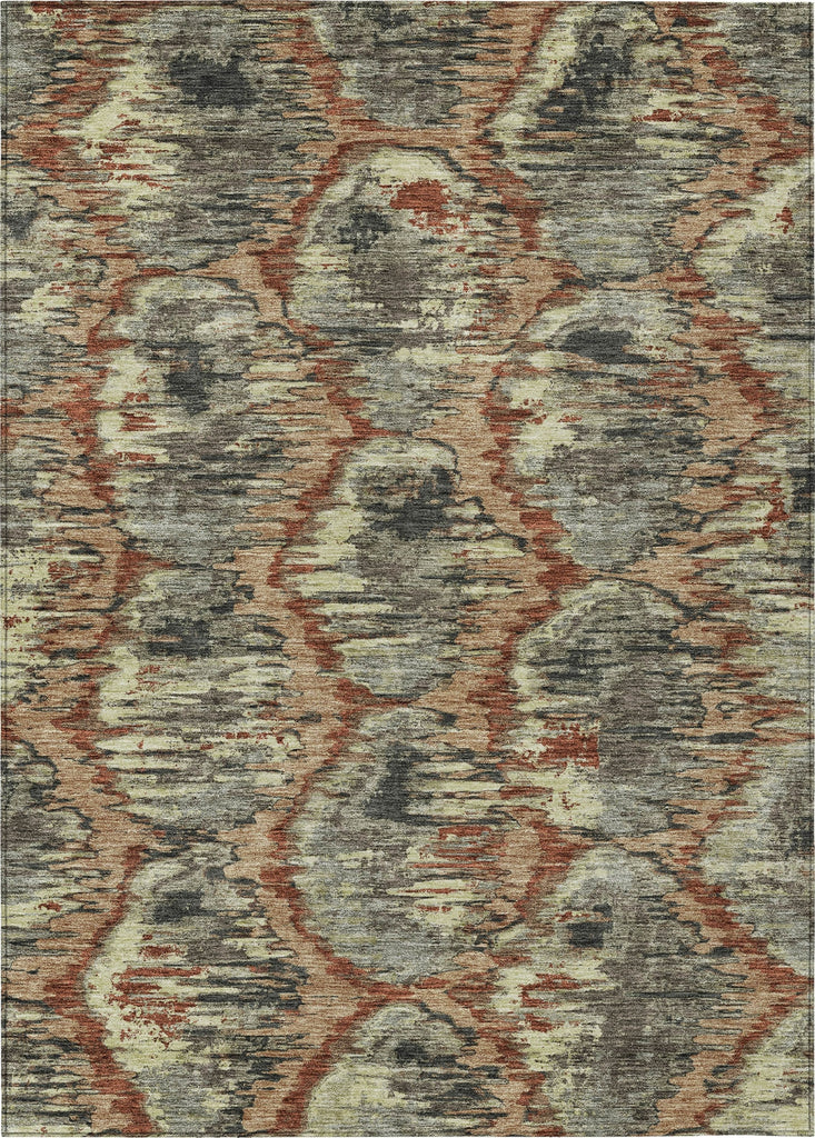 Piper Looms Chantille Diamond ACN767 Copper Machine Washable Area Rug main image