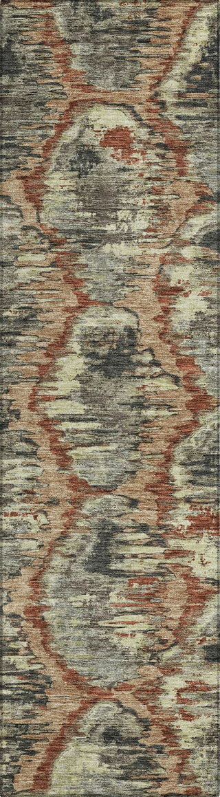 Piper Looms Chantille Diamond ACN767 Copper Machine Washable Area Rug Runner Main Image
