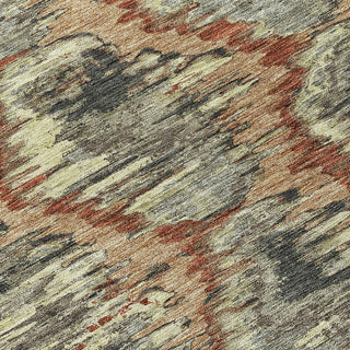 Piper Looms Chantille Diamond ACN767 Copper Machine Washable Area Rug Swatch Image
