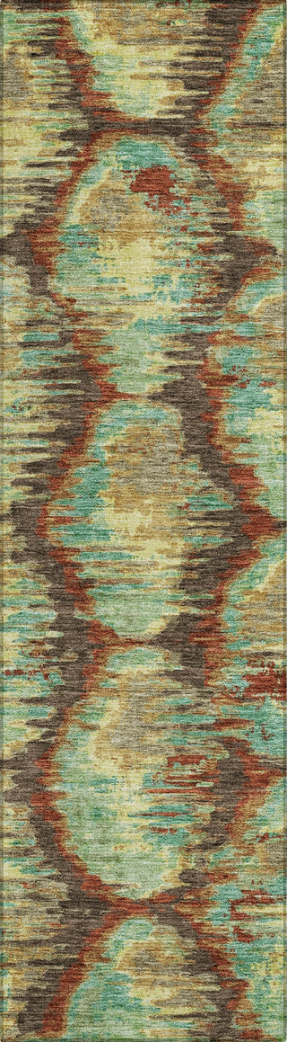 Piper Looms Chantille Diamond ACN767 Fudge Machine Washable Area Rug Runner Main Image