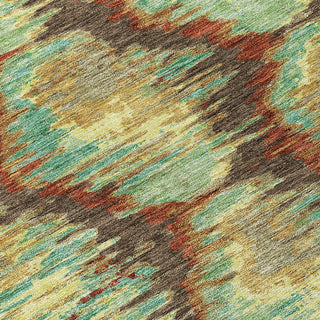 Piper Looms Chantille Diamond ACN767 Fudge Machine Washable Area Rug Swatch Image