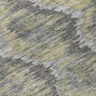 Piper Looms Chantille Diamond ACN767 Gray Machine Washable Area Rug Swatch Image
