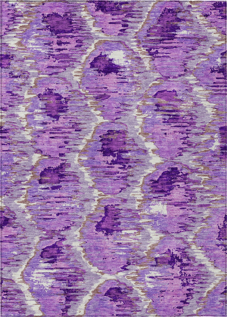 Piper Looms Chantille Diamond ACN767 Lavender Machine Washable Area Rug main image