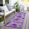 Piper Looms Chantille Diamond ACN767 Lavender Machine Washable Area Rug Runner Outdoor Lifestyle Image Feature