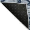 Piper Looms Chantille Diamond ACN767 Navy Machine Washable Area Rug Backing Image