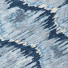 Piper Looms Chantille Diamond ACN767 Navy Machine Washable Area Rug Swatch Image