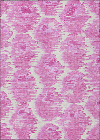 Piper Looms Chantille Diamond ACN767 Pink Machine Washable Area Rug main image