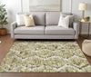 Piper Looms Chantille Diamond ACN767 Taupe Machine Washable Area Rug Lifestyle Image Feature