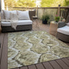 Piper Looms Chantille Diamond ACN767 Taupe Machine Washable Area Rug Outdoor Lifestyle Image Feature