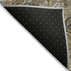 Piper Looms Chantille Diamond ACN768 Beige Machine Washable Area Rug Backing Image