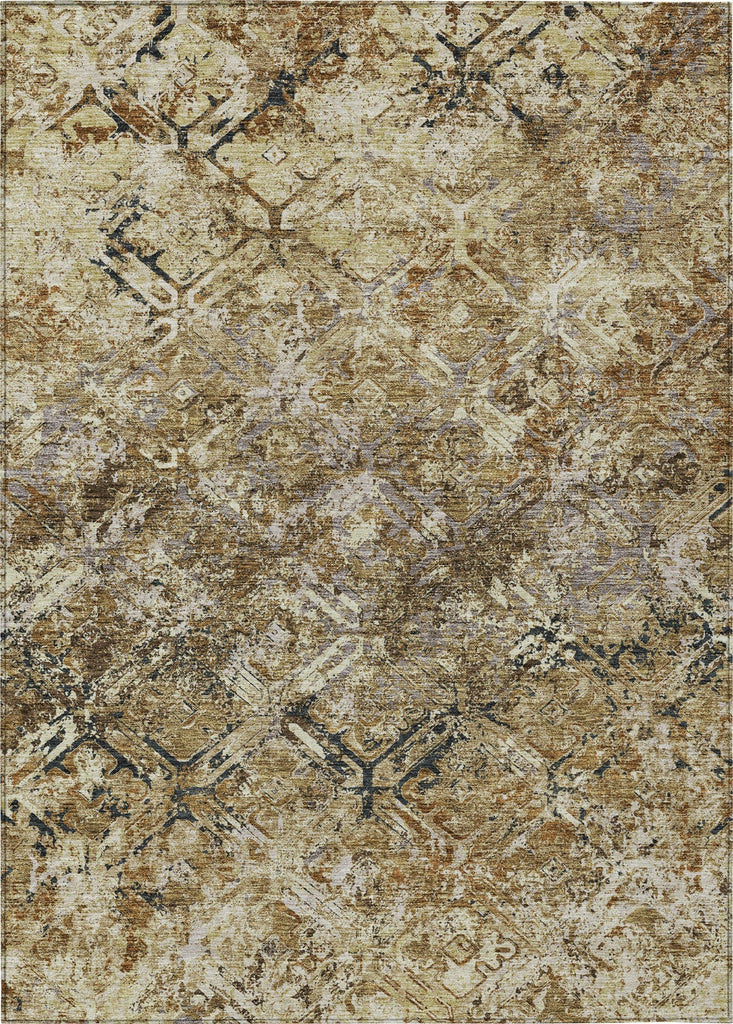 Piper Looms Chantille Diamond ACN768 Beige Machine Washable Area Rug main image
