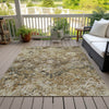 Piper Looms Chantille Diamond ACN768 Beige Machine Washable Area Rug Outdoor Lifestyle Image Feature