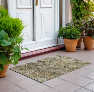 Piper Looms Chantille Diamond ACN768 Beige Machine Washable Area Rug Scatter Outdoor Lifestyle Image Feature