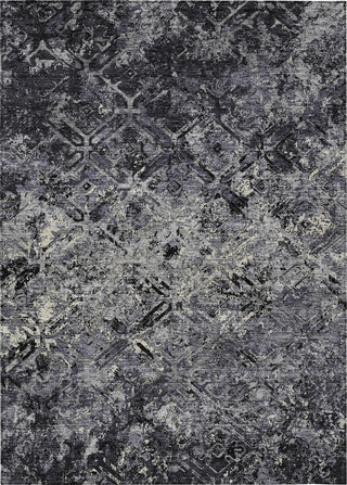 Piper Looms Chantille Diamond ACN768 Black Machine Washable Area Rug main image