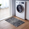 Piper Looms Chantille Diamond ACN768 Black Machine Washable Area Rug Scatter Lifestyle Image Feature