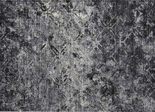 Piper Looms Chantille Diamond ACN768 Black Machine Washable Area Rug Scatter Main Image