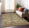 Piper Looms Chantille Diamond ACN768 Brown Machine Washable Area Rug Lifestyle Image Feature