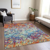 Piper Looms Chantille Diamond ACN768 Copper Machine Washable Area Rug Lifestyle Image Feature