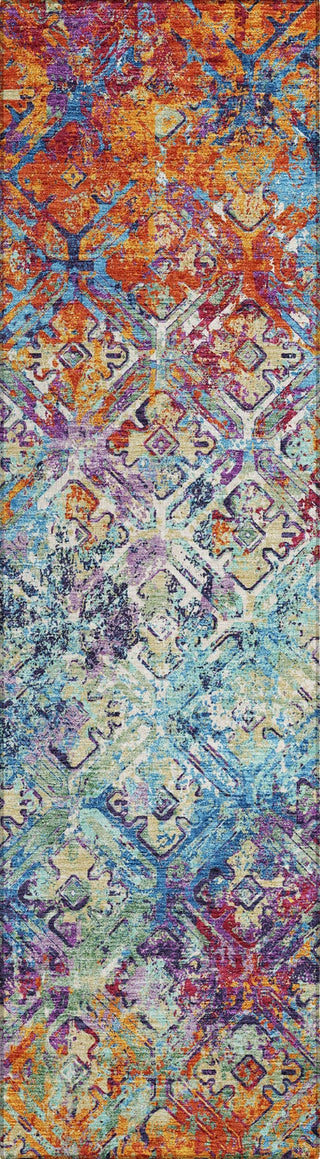 Piper Looms Chantille Diamond ACN768 Copper Machine Washable Area Rug Runner Main Image