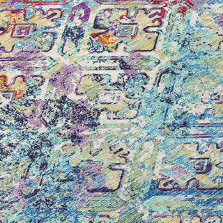 Piper Looms Chantille Diamond ACN768 Copper Machine Washable Area Rug Swatch Image