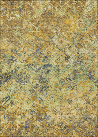 Piper Looms Chantille Diamond ACN768 Gold Machine Washable Area Rug main image