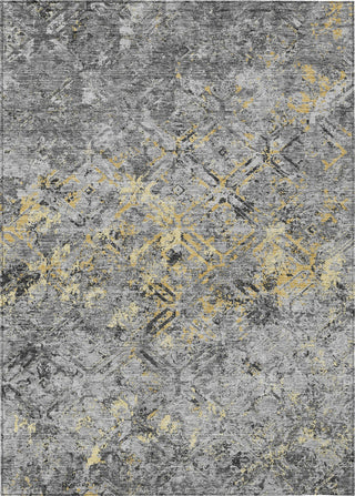 Piper Looms Chantille Diamond ACN768 Gray Machine Washable Area Rug main image