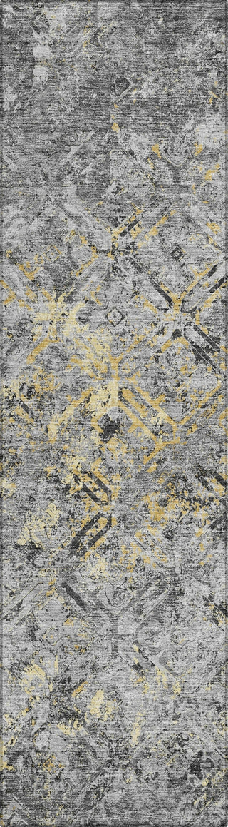 Piper Looms Chantille Diamond ACN768 Gray Machine Washable Area Rug Runner Main Image