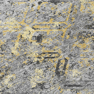 Piper Looms Chantille Diamond ACN768 Gray Machine Washable Area Rug Swatch Image