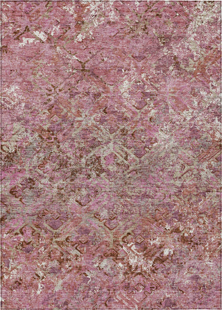 Piper Looms Chantille Diamond ACN768 Pink Machine Washable Area Rug main image
