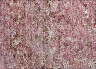 Piper Looms Chantille Diamond ACN768 Pink Machine Washable Area Rug Scatter Main Image