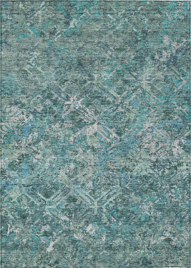 Piper Looms Chantille Diamond ACN768 Sage Machine Washable Area Rug main image