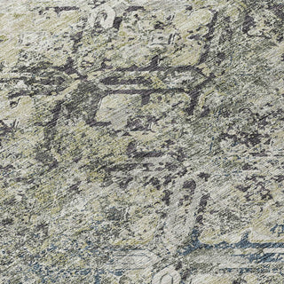 Piper Looms Chantille Diamond ACN768 Silver Machine Washable Area Rug Swatch Image