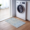 Piper Looms Chantille Diamond ACN768 Sky Machine Washable Area Rug Scatter Lifestyle Image Feature