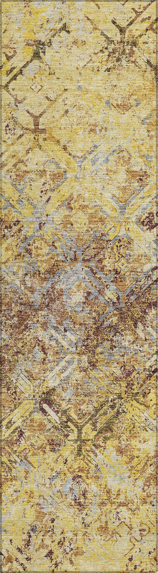 Piper Looms Chantille Diamond ACN768 Wheat Machine Washable Area Rug Runner Main Image