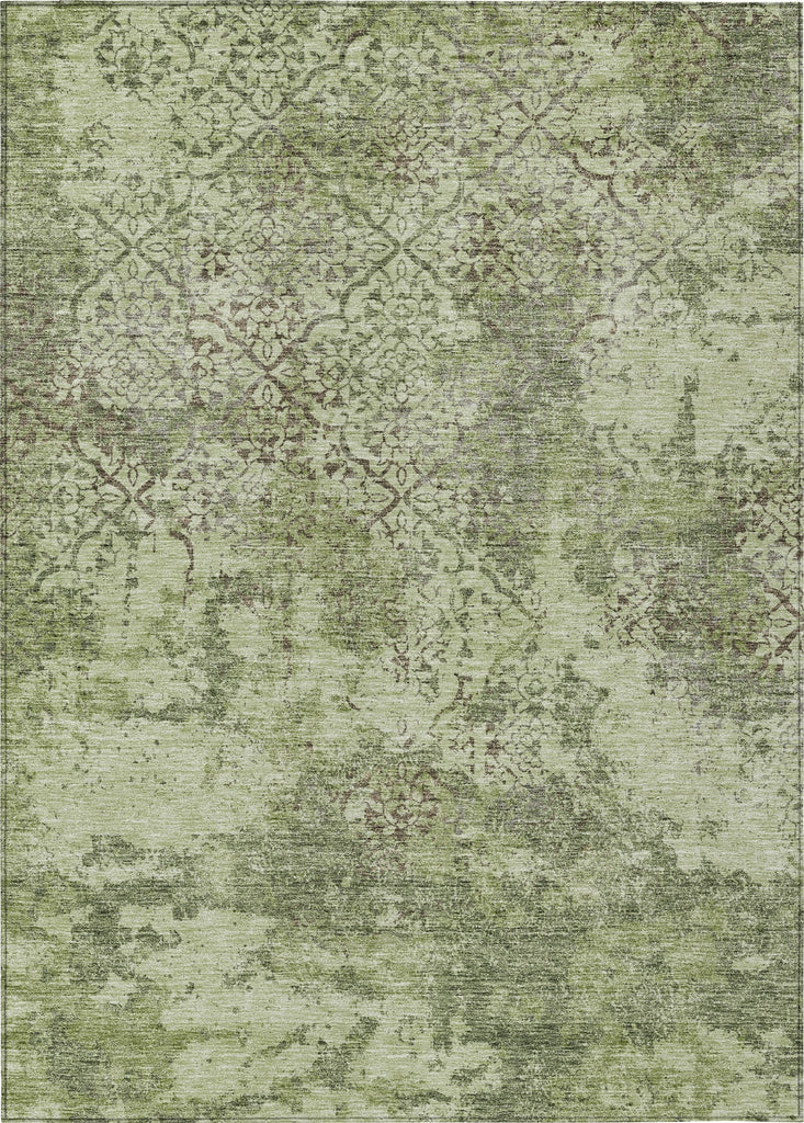 Piper Looms Chantille Lattice ACN769 Aloe Machine Washable Area Rug main image