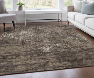 Piper Looms Chantille Lattice ACN769 Fudge Machine Washable Area Rug Lifestyle Image Feature