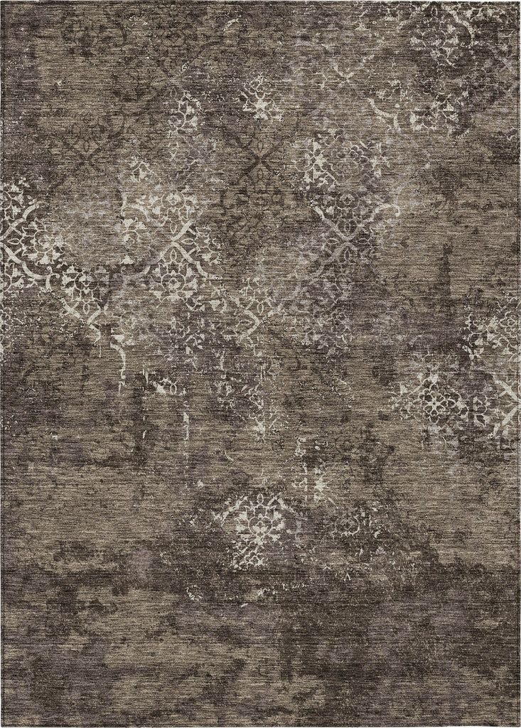 Piper Looms Chantille Lattice ACN769 Fudge Machine Washable Area Rug main image