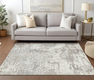 Piper Looms Chantille Lattice ACN769 Ivory Machine Washable Area Rug Lifestyle Image Feature