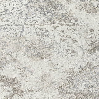 Piper Looms Chantille Lattice ACN769 Ivory Machine Washable Area Rug Swatch Image