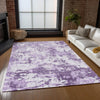 Piper Looms Chantille Lattice ACN769 Lavender Machine Washable Area Rug Lifestyle Image Feature