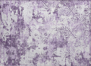 Piper Looms Chantille Lattice ACN769 Lavender Machine Washable Area Rug Scatter Main Image