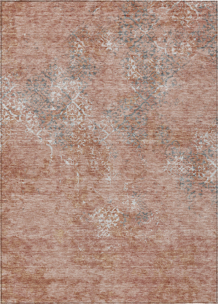 Piper Looms Chantille Lattice ACN769 Salmon Machine Washable Area Rug main image